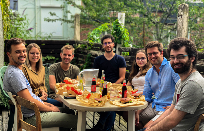 Photo de notre équipe en Team Bulding