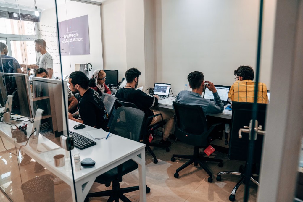 Picture of the Dev4bel team in 2023